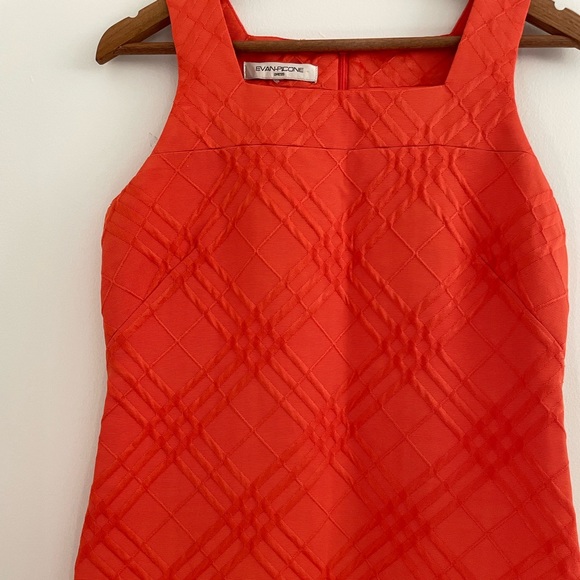Sleeveless 70/60s Style Orange Evan Picone Dress - Picture 4 of 5